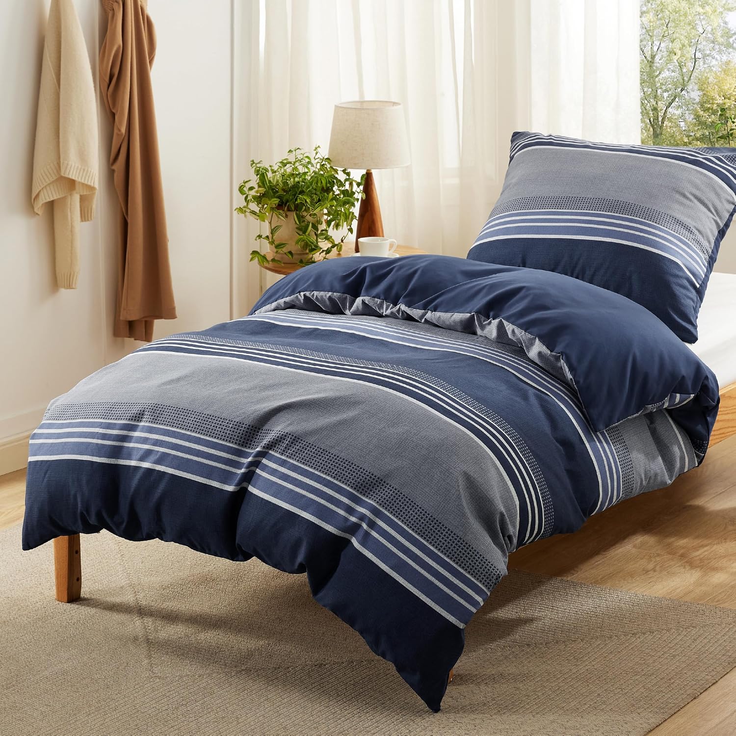 Detalle 2 de Bedsure housse de couette 140x200