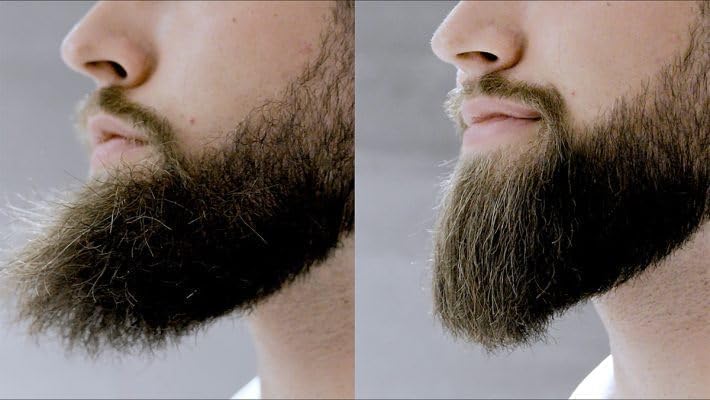 Detalle 2 de Odenson Beard Straightener verwarmingsborstel voor baard met keramisch oppervlak