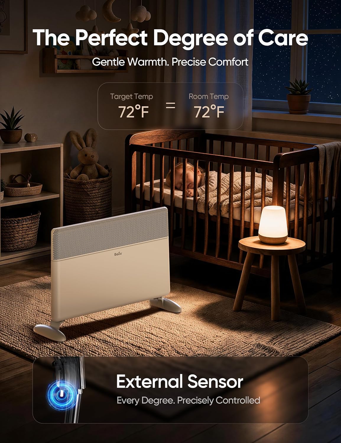 Thumbnail 6 de Ballu Smart Space Heater, 1500W Convection, WiFi, Thermostat and Remote