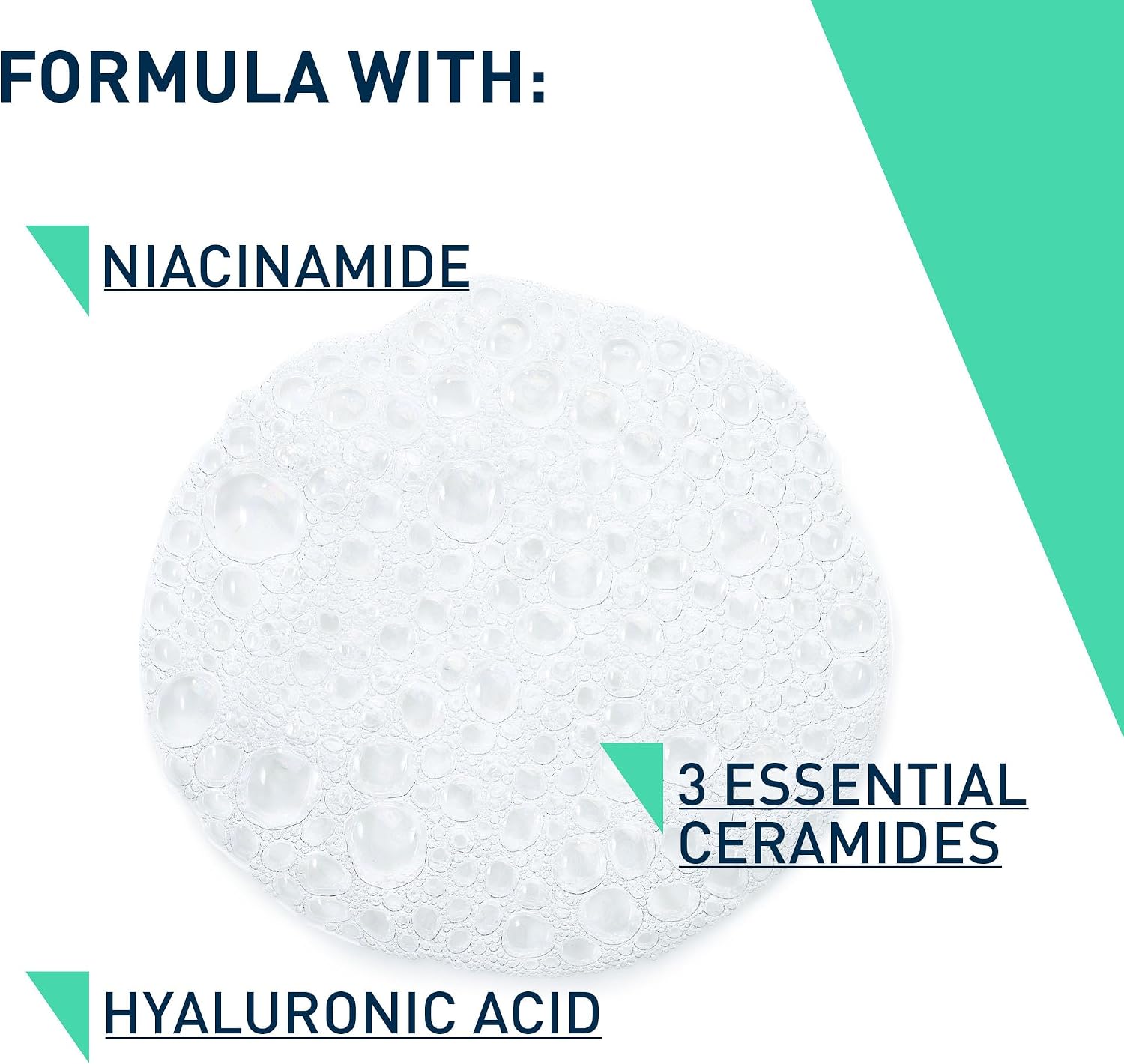 Detalle de CeraVe Foaming Cleanser with Niacinamide for Normal to Oily Skin – 236ml