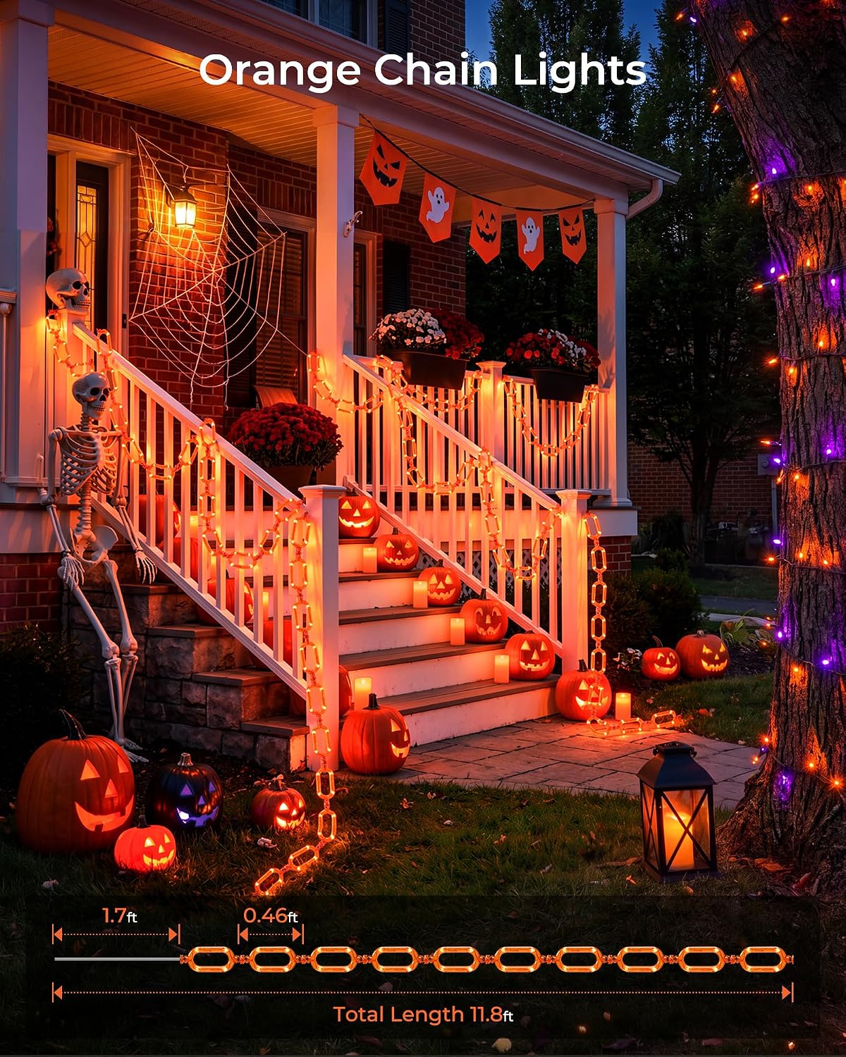 Detalle de Brightown Halloween string lights, 10-foot