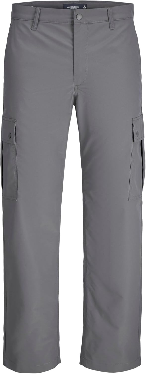 Detalle de JACK & JONES Men's Jpstkarl Kurtis Snap Tech Cargo: Practical Everyday Cargo Trousers