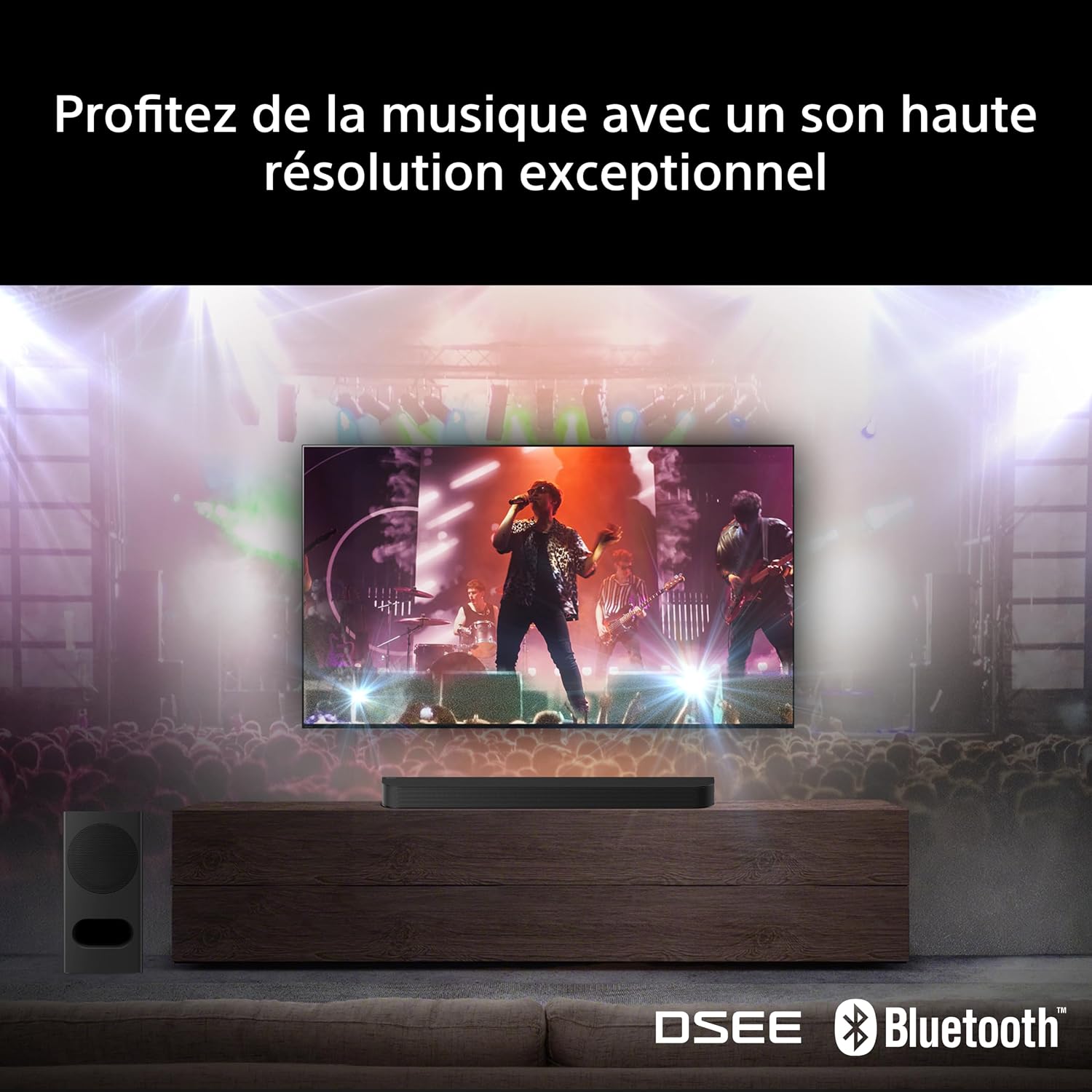 Detalle de Sony BRAVIA Theatre Bar 7 : Barre de son élégant et immersive pour TV BRAVIA