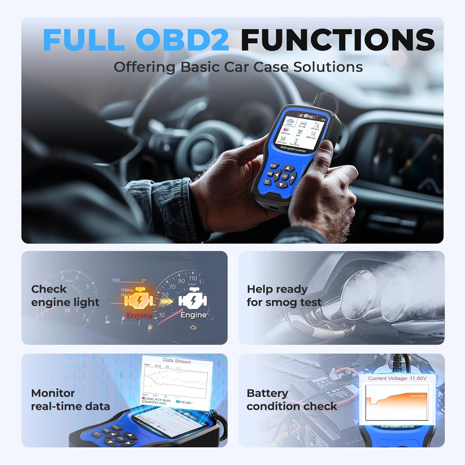 Thumbnail 3 de AUTOPHIX 7610 OBD2 scanner for VAG