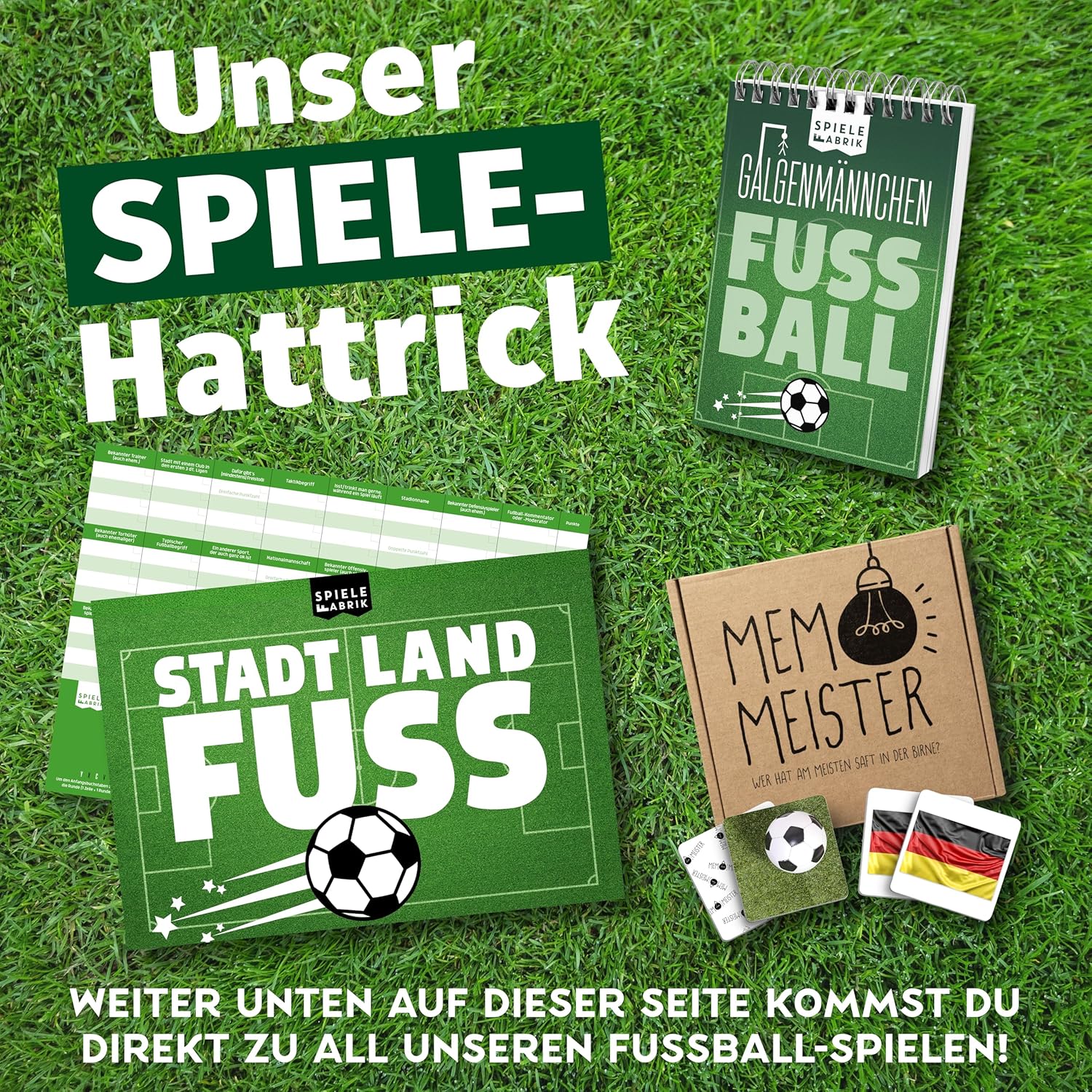 Thumbnail 6 de Spielefabrik Fußball QUARTETT – Das kompakte Fußball-Kartenspiel für Fans ab 7 Jahre