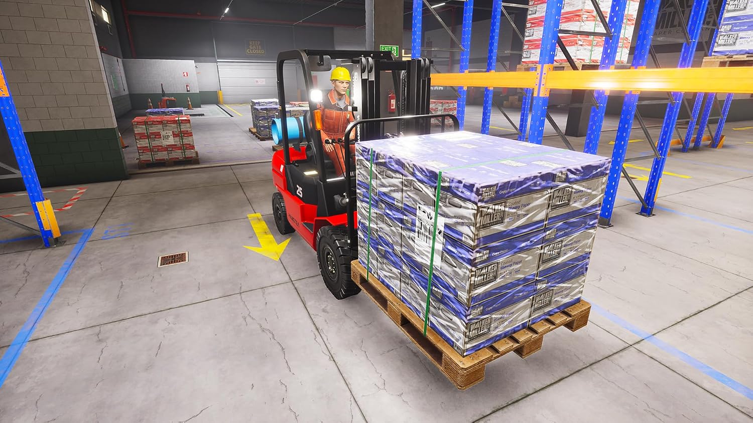 Detalle de Aerosoft Gabelstapler Simulator – PS5: Realistische Logistik-Simulation mit Karriere- und Endlosmodus