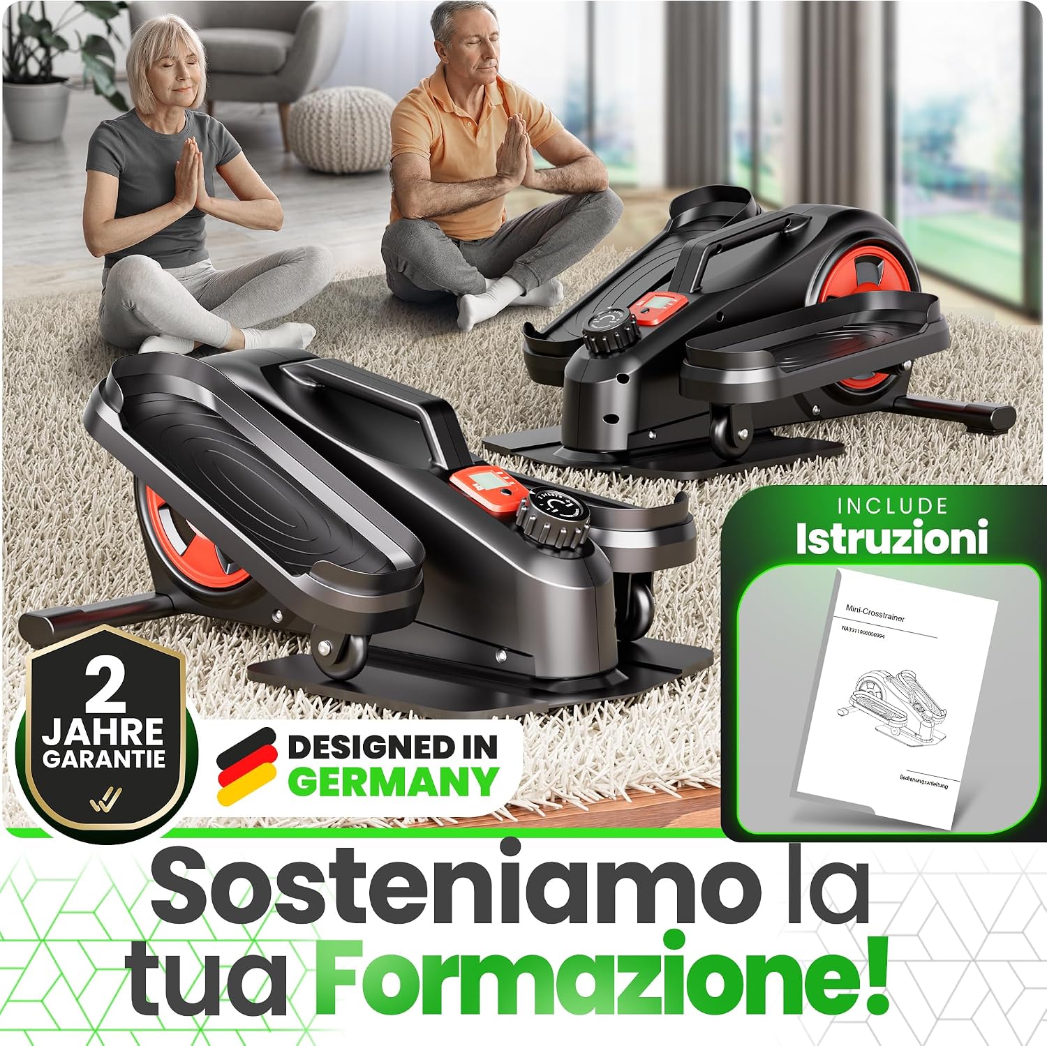 Thumbnail 6 de Ultrasport Mini Stepper Fitness per la casa: stepper compatto con display LCD