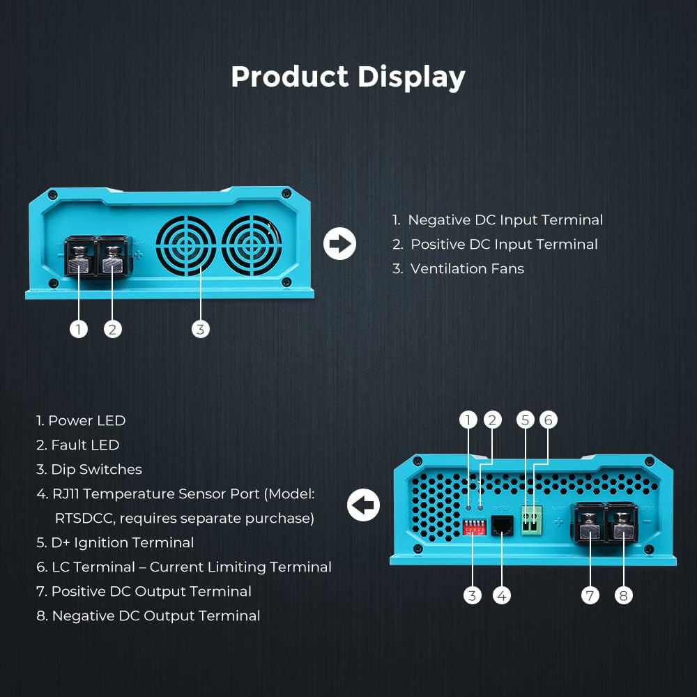 Thumbnail 4 de Renogy DC to DC Charger 12V 60A for LiFePO4 Batteries