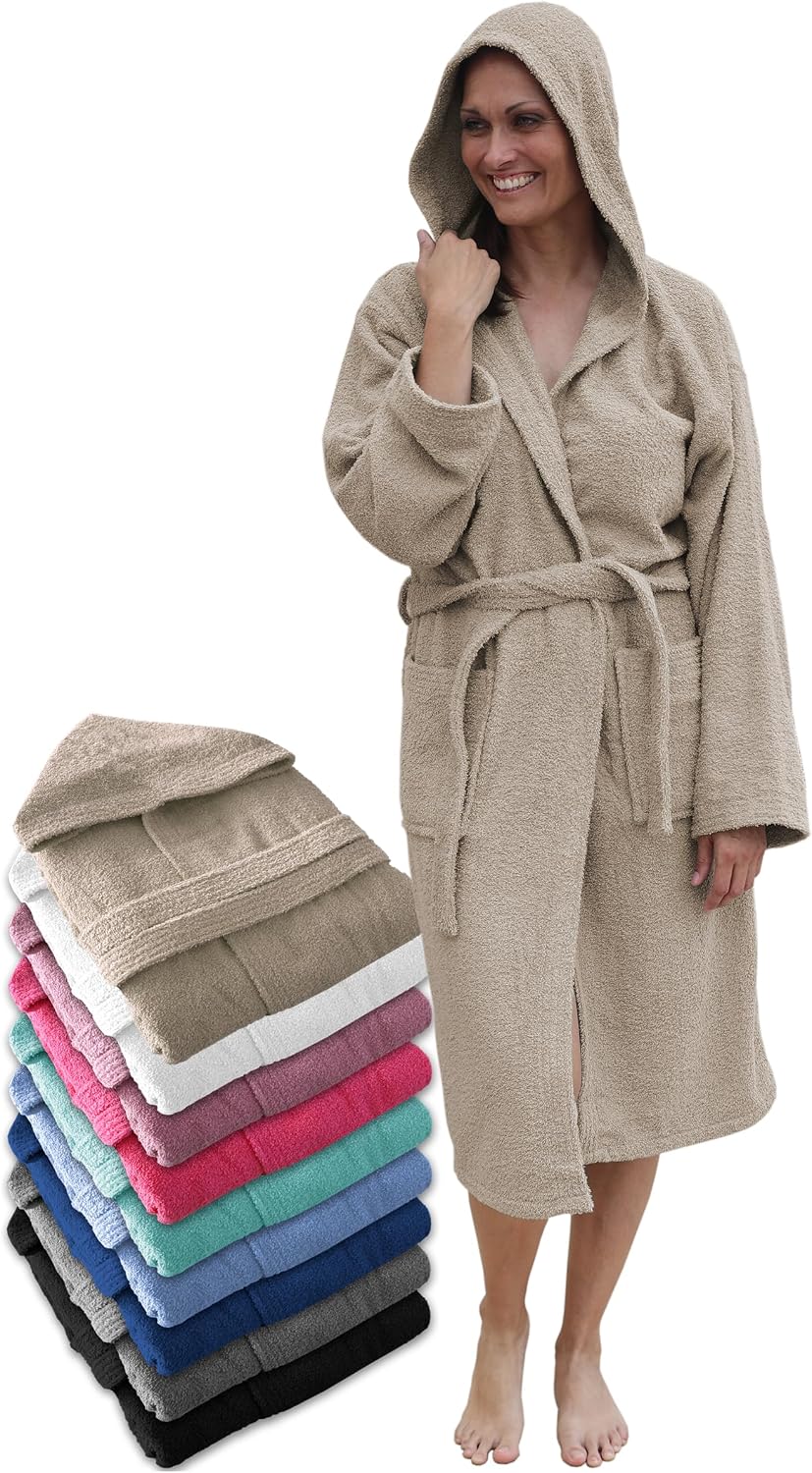 Detalle de LEBENGOOD Peignoir 400 g/m² coton éponge