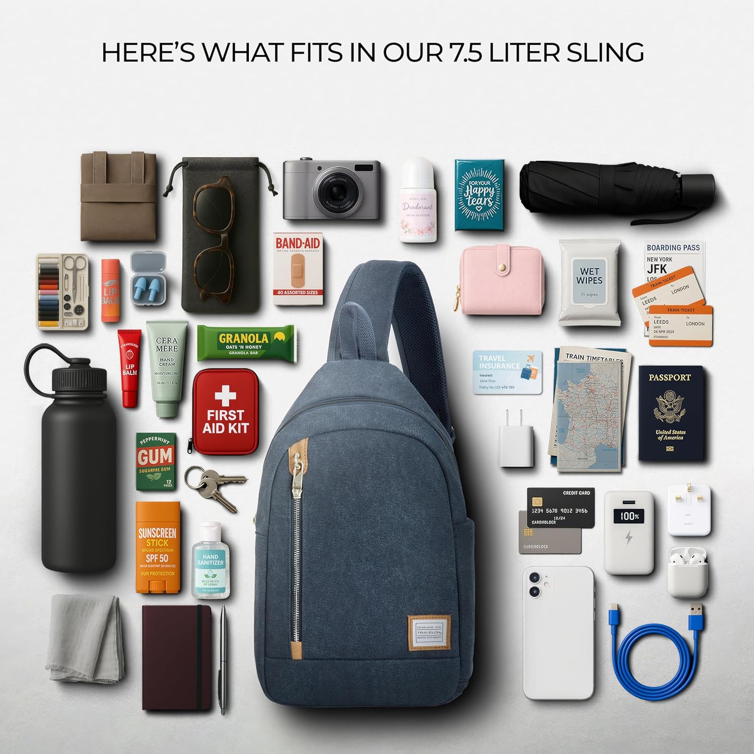 Detalle de Travelon Anti-Theft Heritage Sling