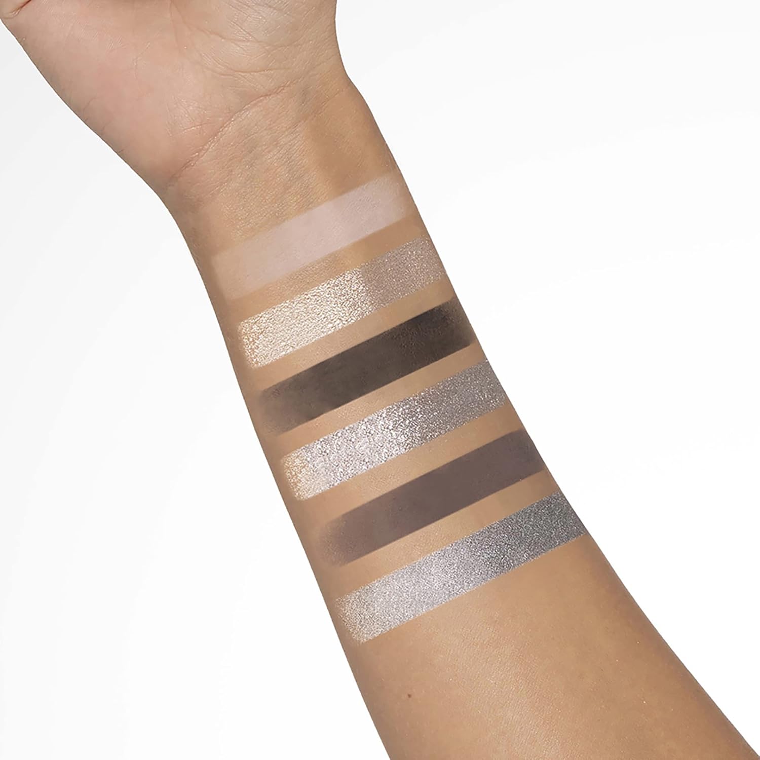Detalle de Mesauda Bare Harmony Palette 202 Deep Smoky: palette viso occhi con 6 ombretti