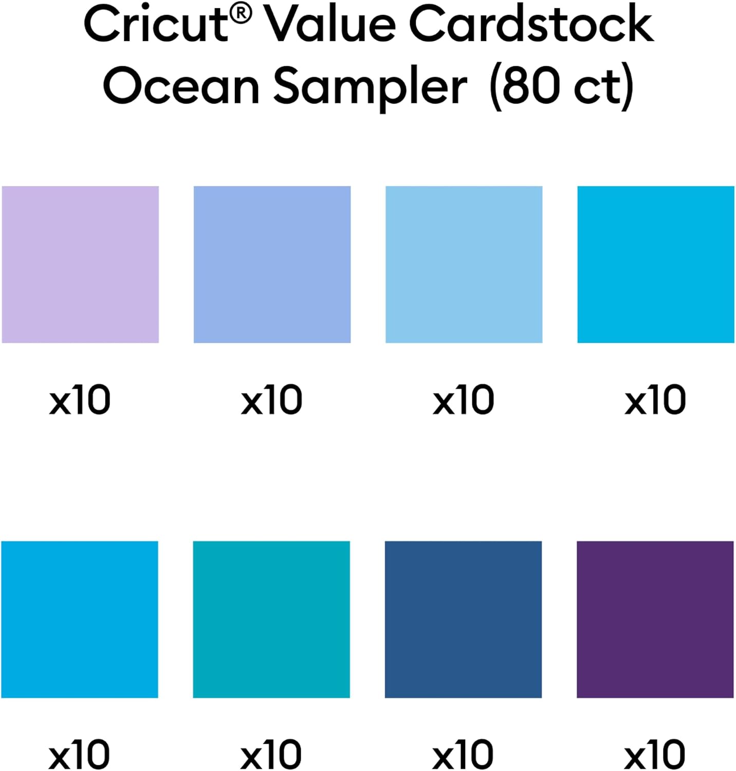 Detalle 2 de Cricut Cardstock Paper, 80 Sheets