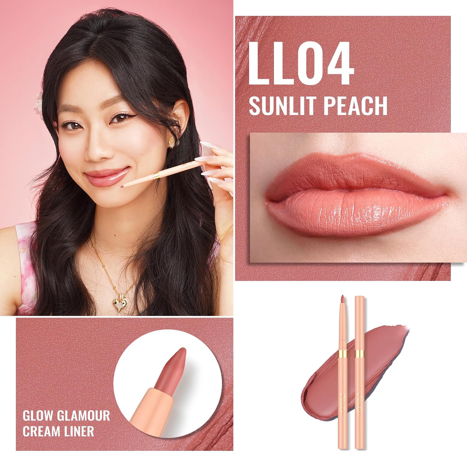 Thumbnail 1 de Oulac Koralle Lipliner 16 Stunden 💄