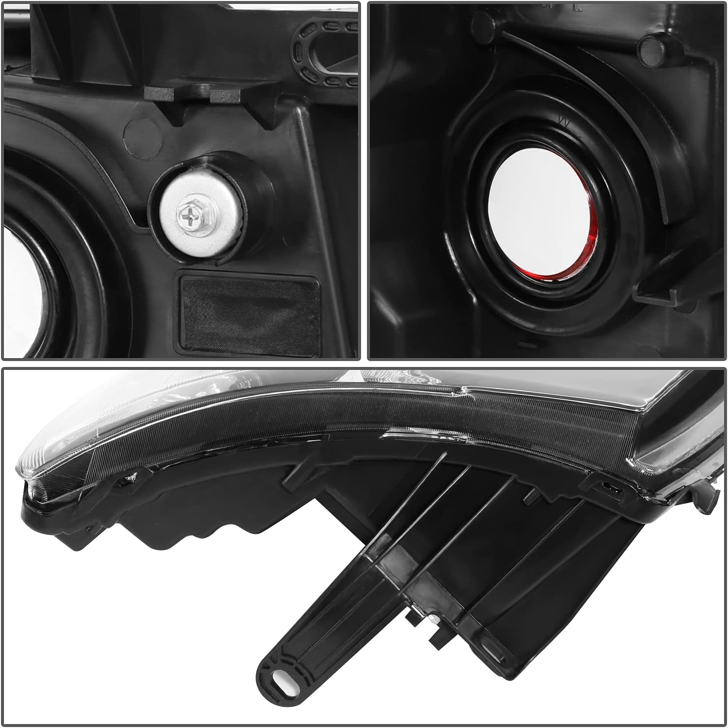 Thumbnail 4 de DNA Motoring HL-OH-CSIL07-BK-CL1 Headlights for Silverado