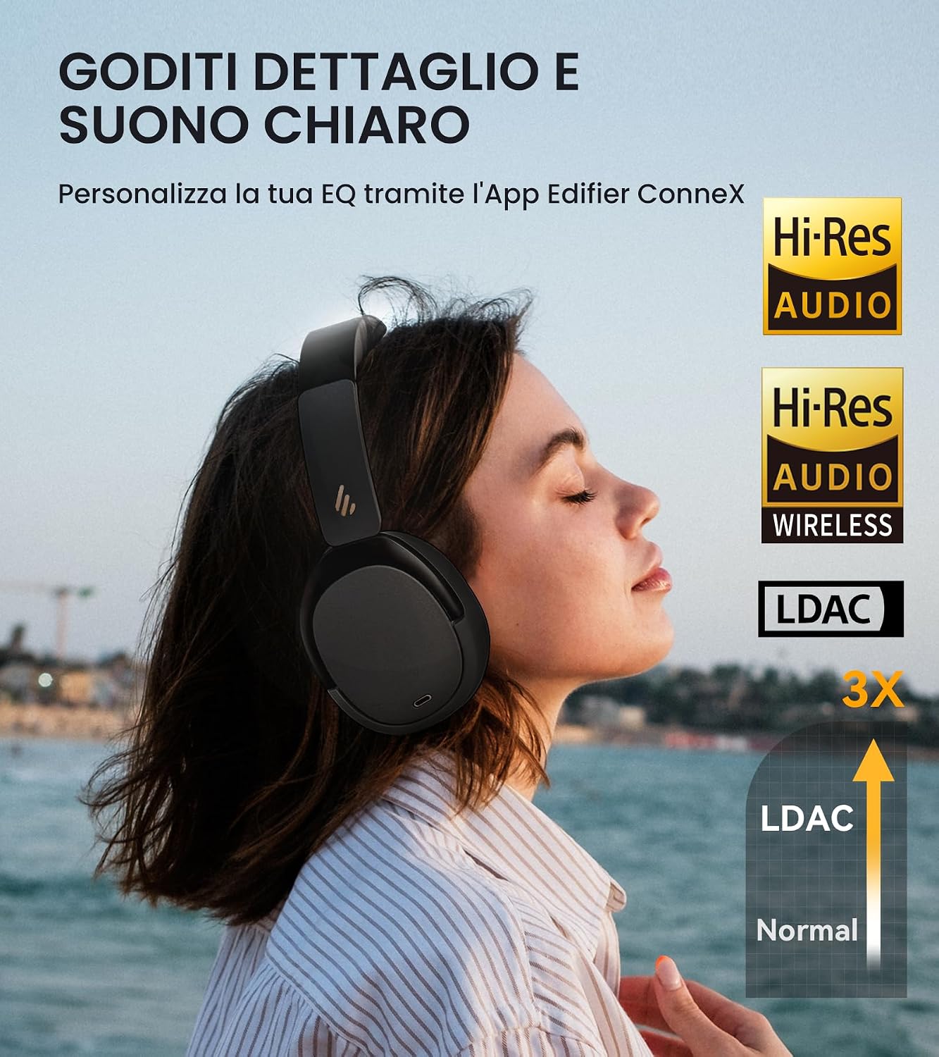 Thumbnail 1 de Edifier WH950NB cuffie ANC LDAC Hi-Res