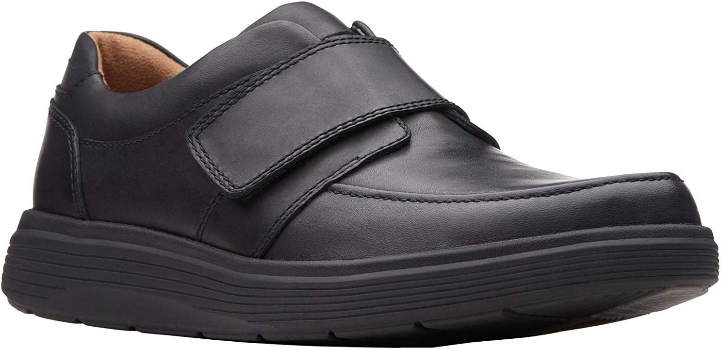 Thumbnail 1 de Clarks Un Abode Strap MocassinHomme — Mocassin noir, confort Cushion Soft et soutien durable
