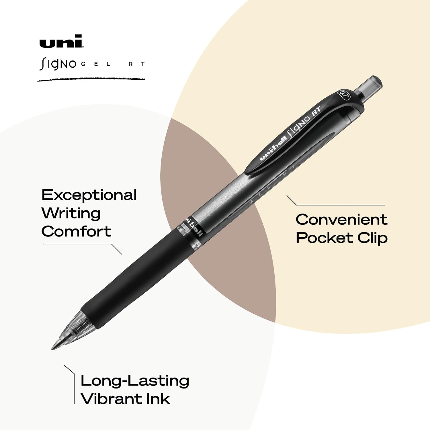 Thumbnail 3 de uniball Signo RT Gel Pens, 0.7 mm