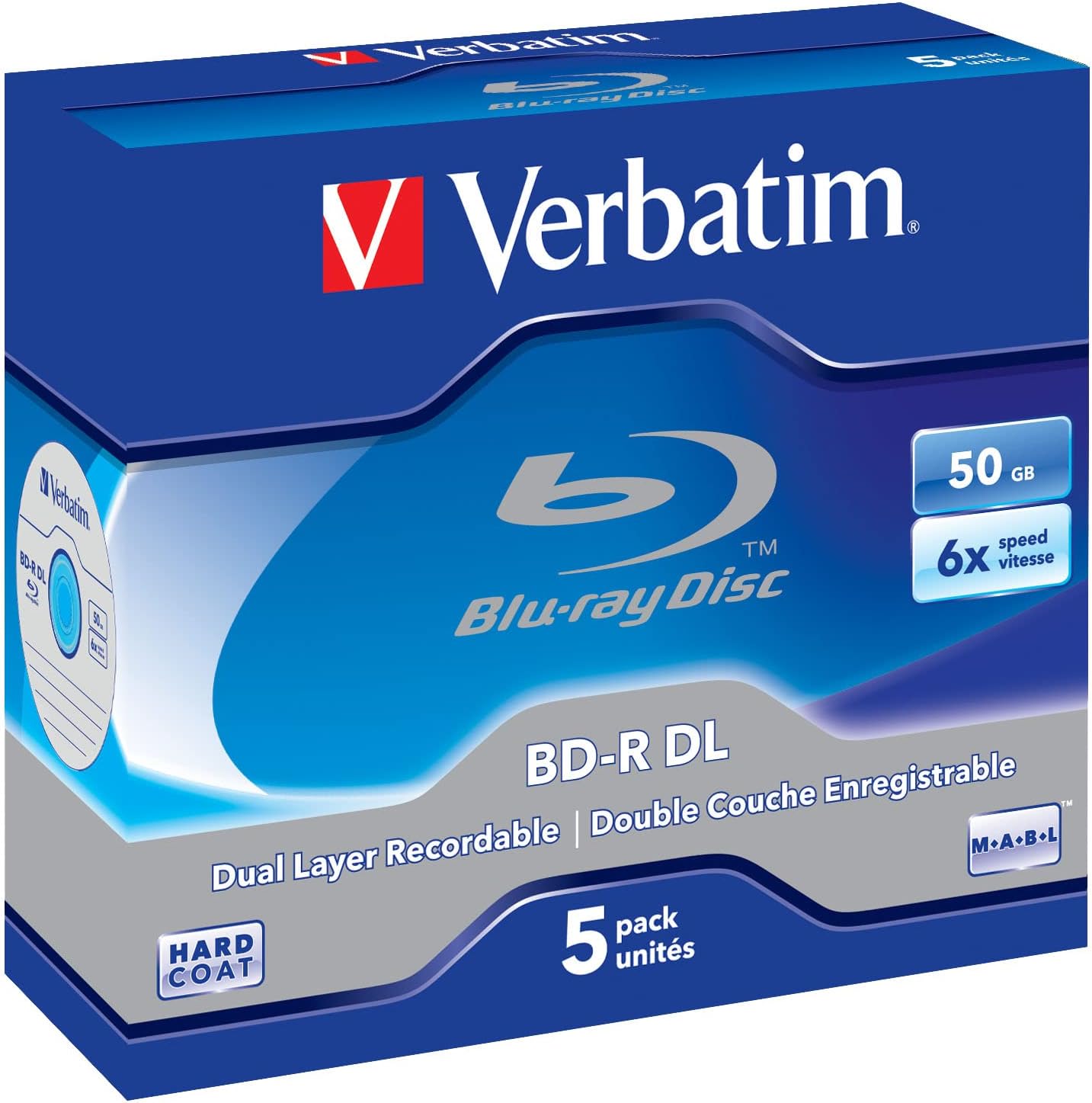 Thumbnail 6 de Verbatim BD-R Single Layer Blu-ray-Disc 25 GB, 6-fache Brenngeschwindigkeit, Kratzschutz – 10er-Spindel