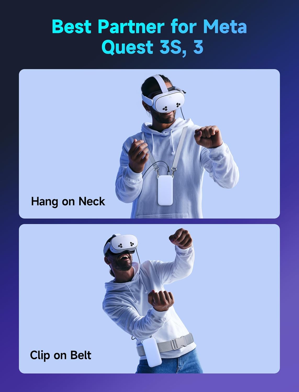 Thumbnail 2 de JSAUX Batteria 10000mAh per visori VR