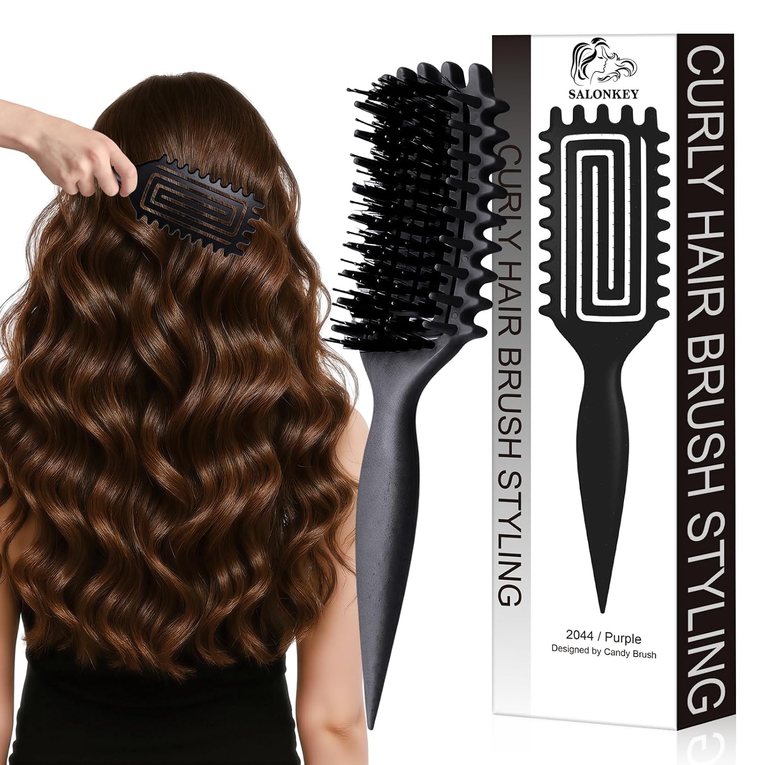 Detalle de Lockenbürste Locken sanft entwirren Styling