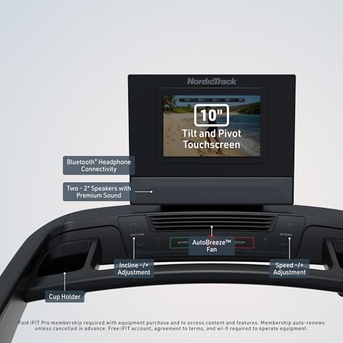 Detalle 2 de NordicTrack T Series 10 Treadmill with iFIT Pro Membership