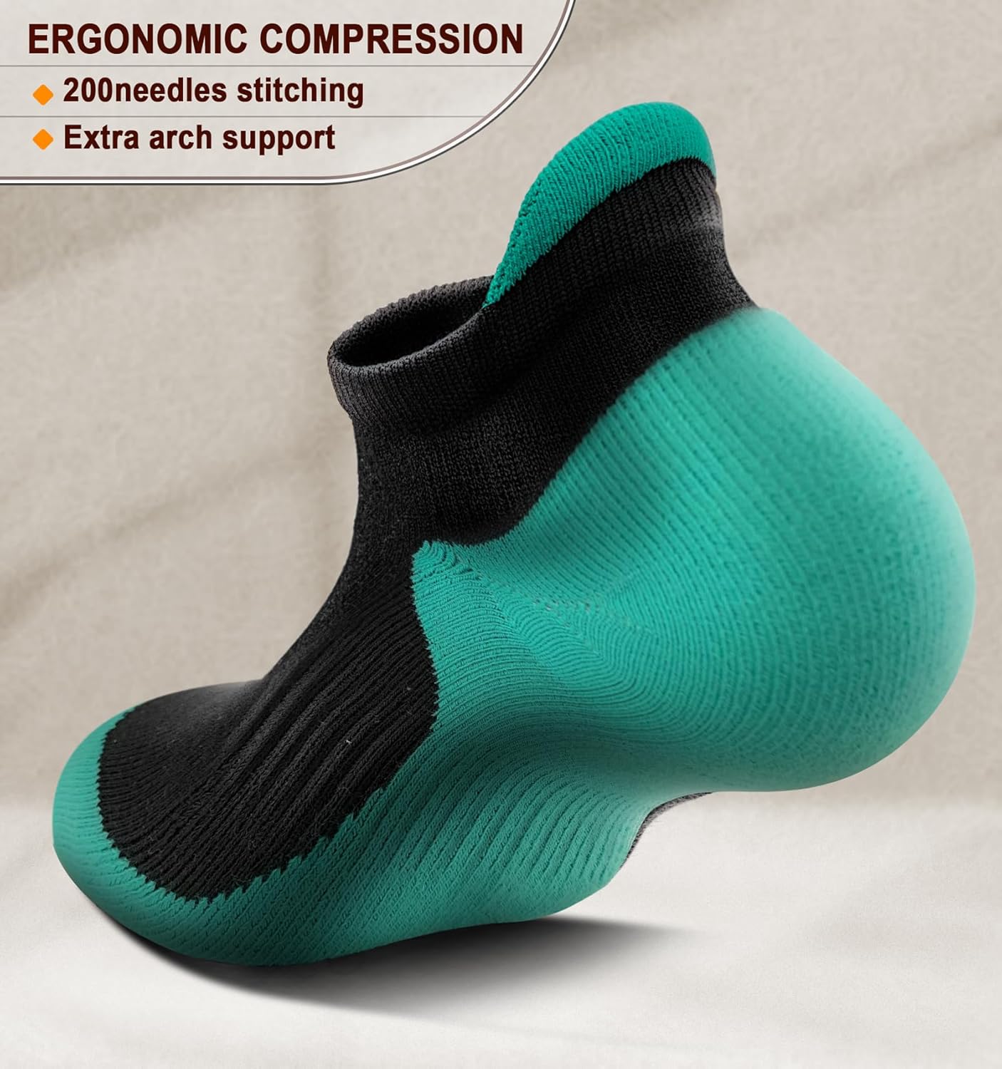 Thumbnail 2 de BULLIANT Calzini Sportivi Donna – 6 paia, Cuscino Completo con Linguetta sul Tallone