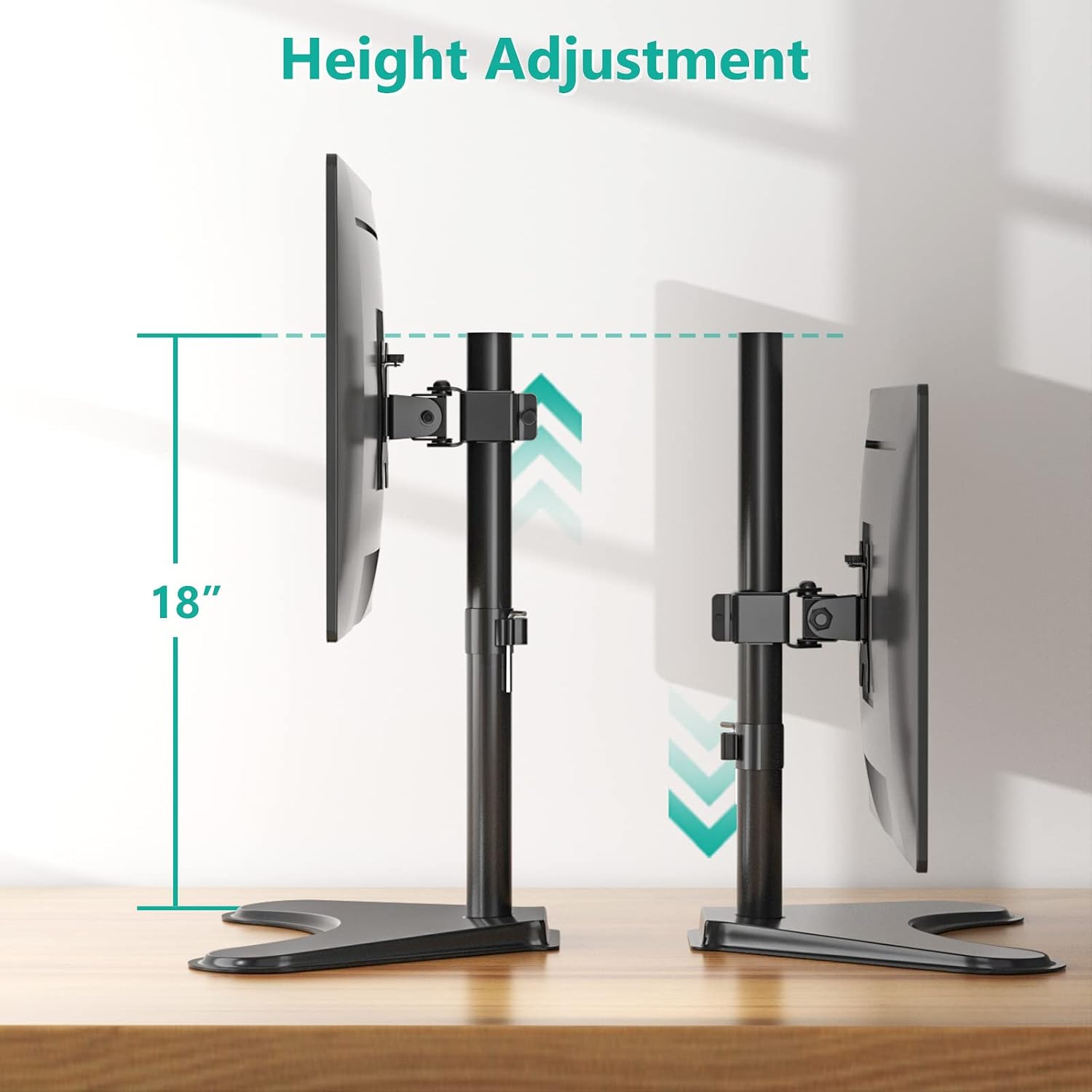 Thumbnail 4 de WALI MF001 Single Monitor Stand 13–32 inch 🖥