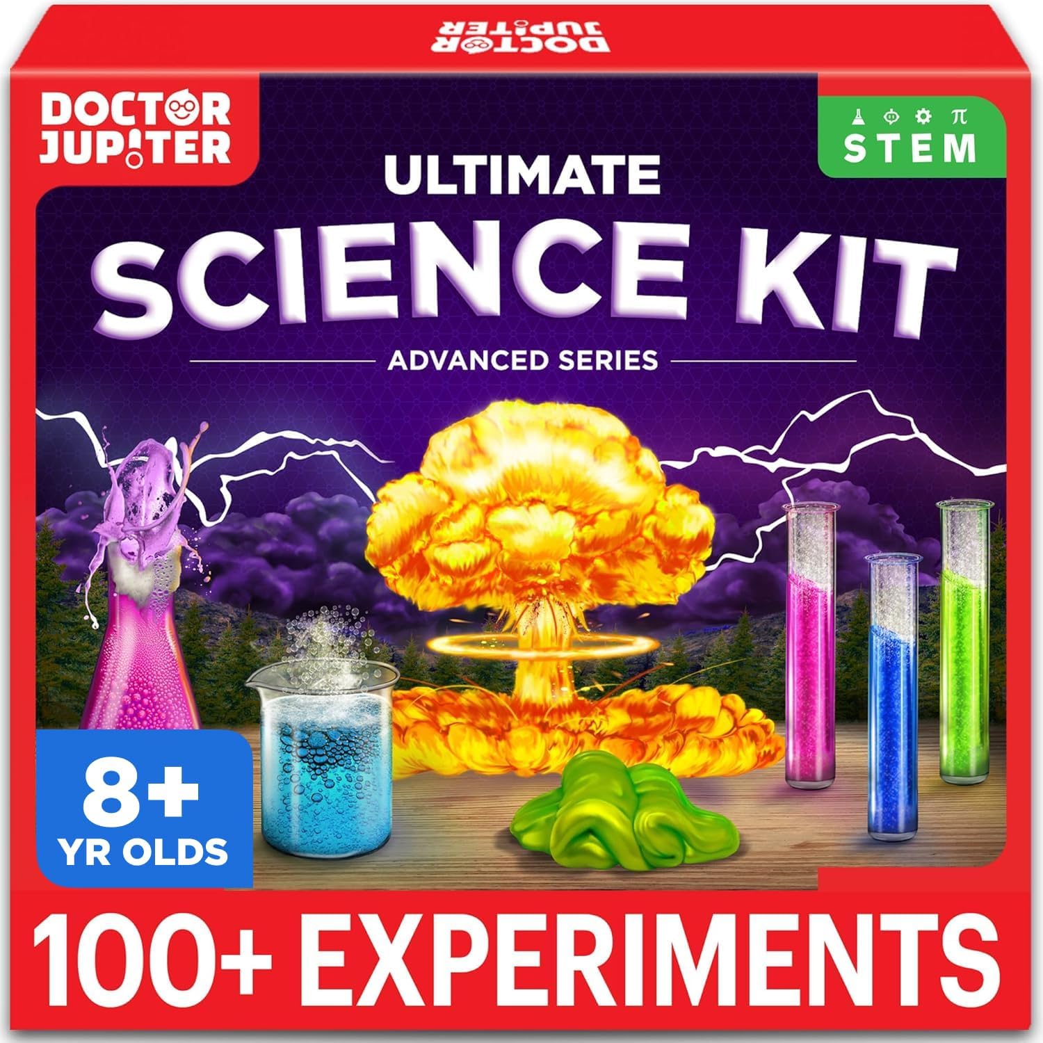 Detalle de Doctor Jupiter Science Experiments Kit 100+ Experiments