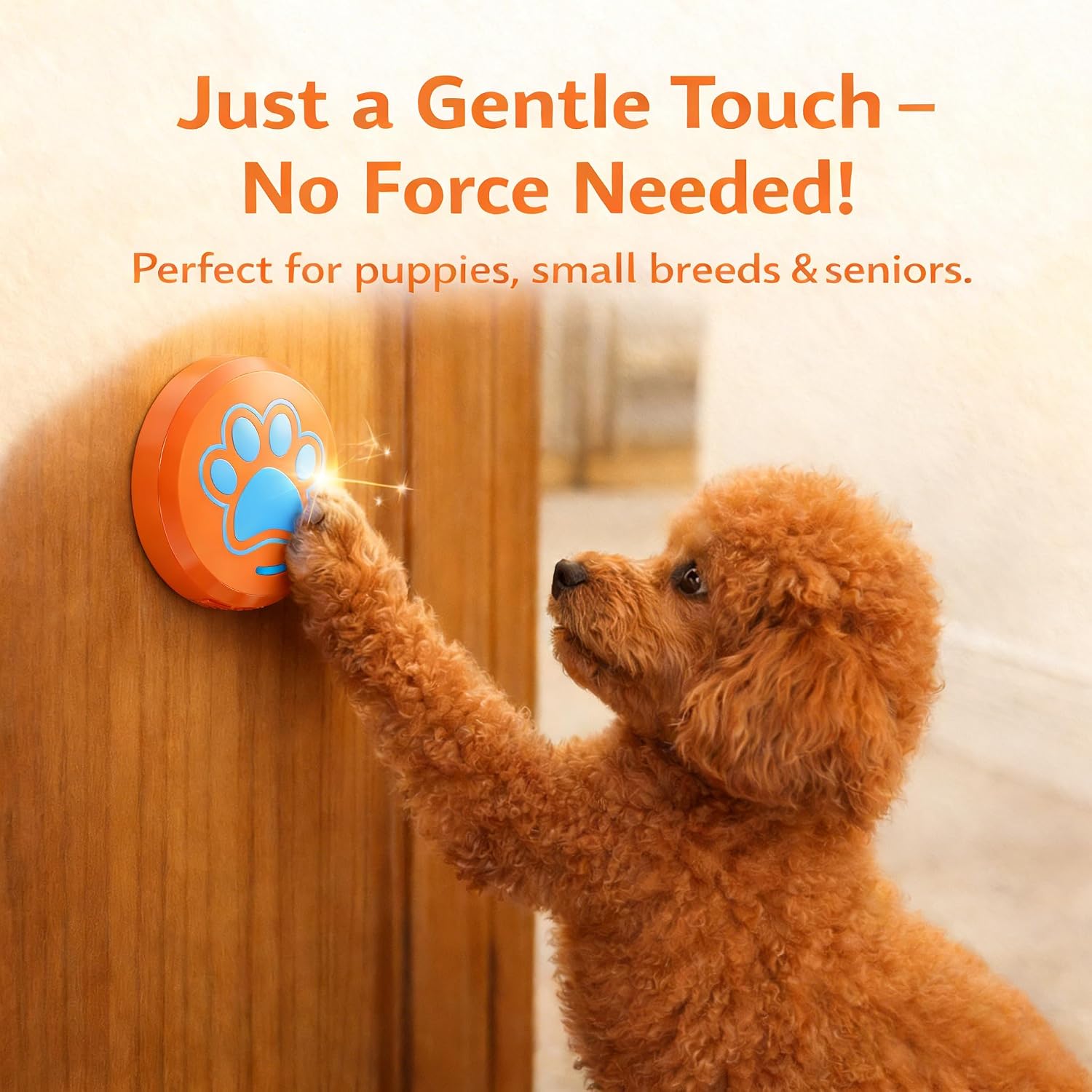 Detalle de ChunHee Recordable Dog Doorbell for Toilet Training