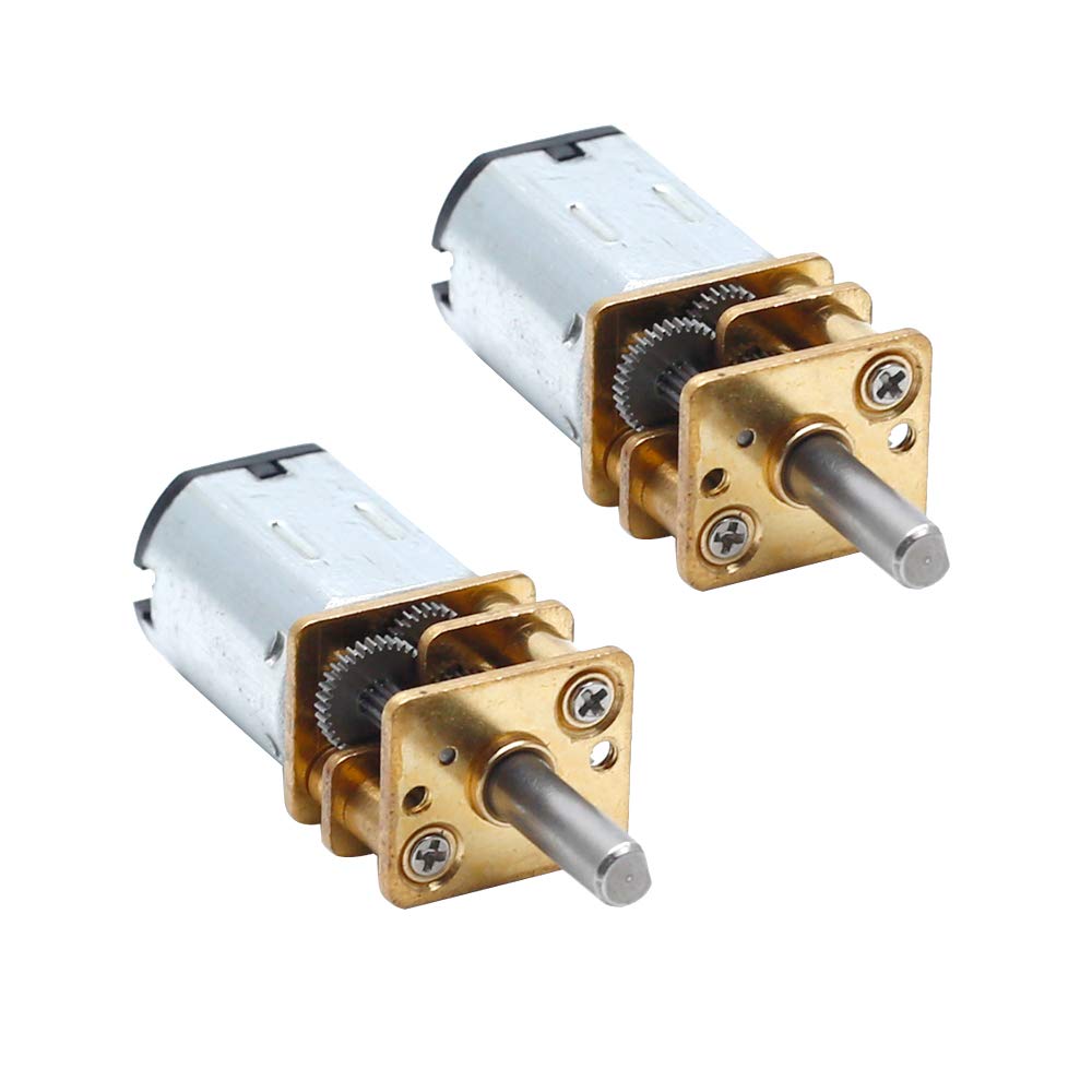 Detalle de Augiimor GA12-N20 ミニ金属ギアモーター DC 6V・700RPM・3mmシャフト