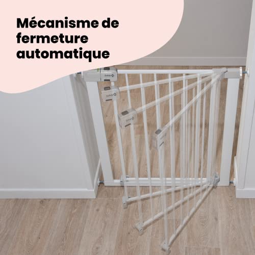 Detalle 2 de Safety 1st Auto Close Gate — Barrière de sécurité enfant sans perçage, 73–80 cm (max 136 cm)