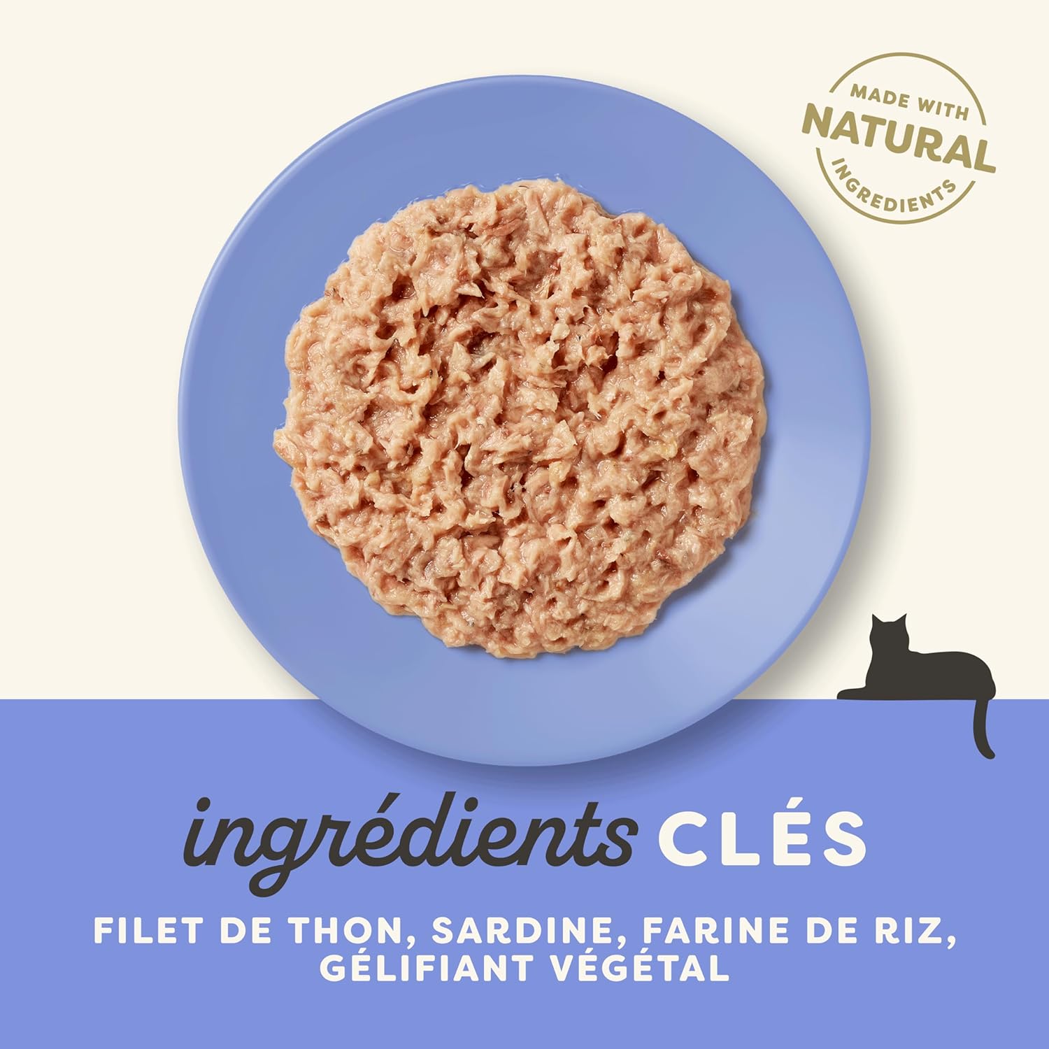 Detalle de Applaws Natural Aliment Humide pour Chats Seniors – Filet de Thon avec Sardine en Gelée, Pack de 24x70g