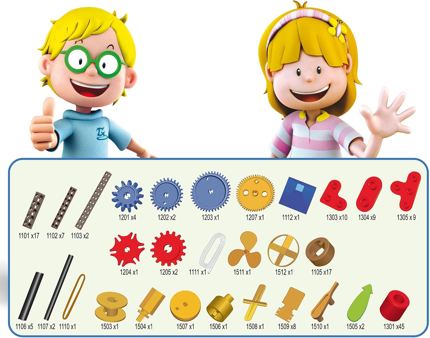 Detalle de Lisciani I'm a Genius Science - Engineering Lab – zestaw do budowy maszyn
