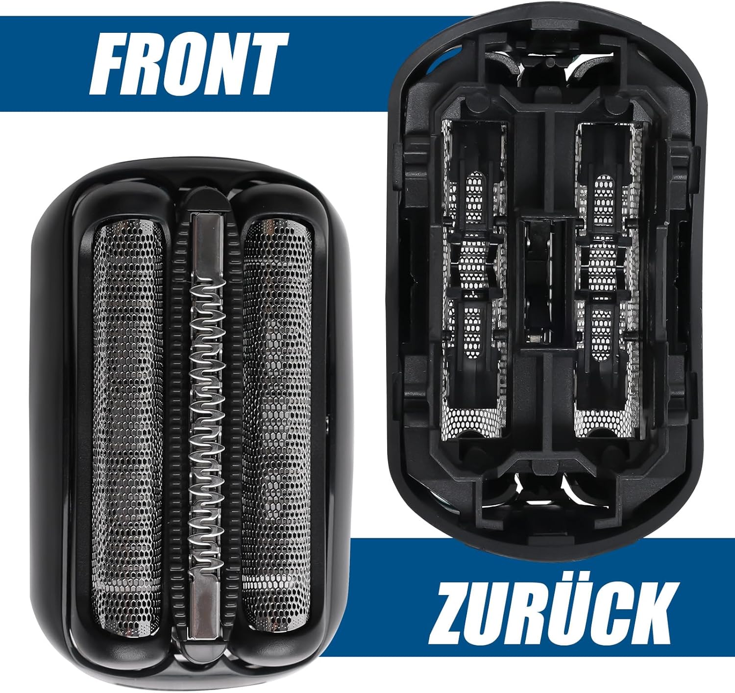 Thumbnail 4 de 2er-Pack Ersatzköpfe für Series 3 21B – Präzises Trimmen, kompatibel mit Braun S3 Serien