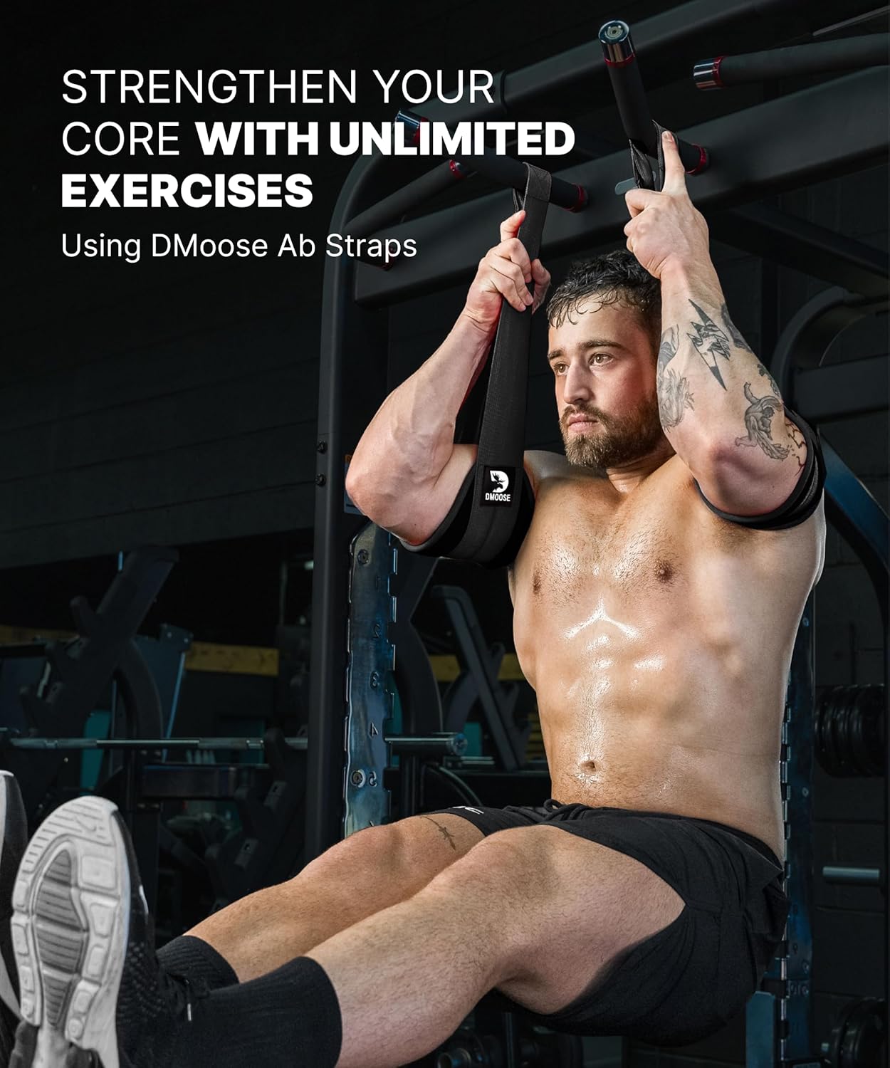 Thumbnail 1 de DMoose Fitness Hanging Ab Straps for Pull Up Bar & Core Training