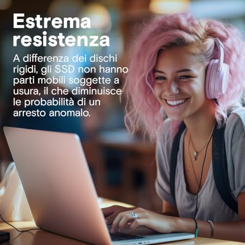 Detalle de Crucial BX500 1TB SSD SATA 2,5" - Prestazioni everyday per notebook e PC desktop