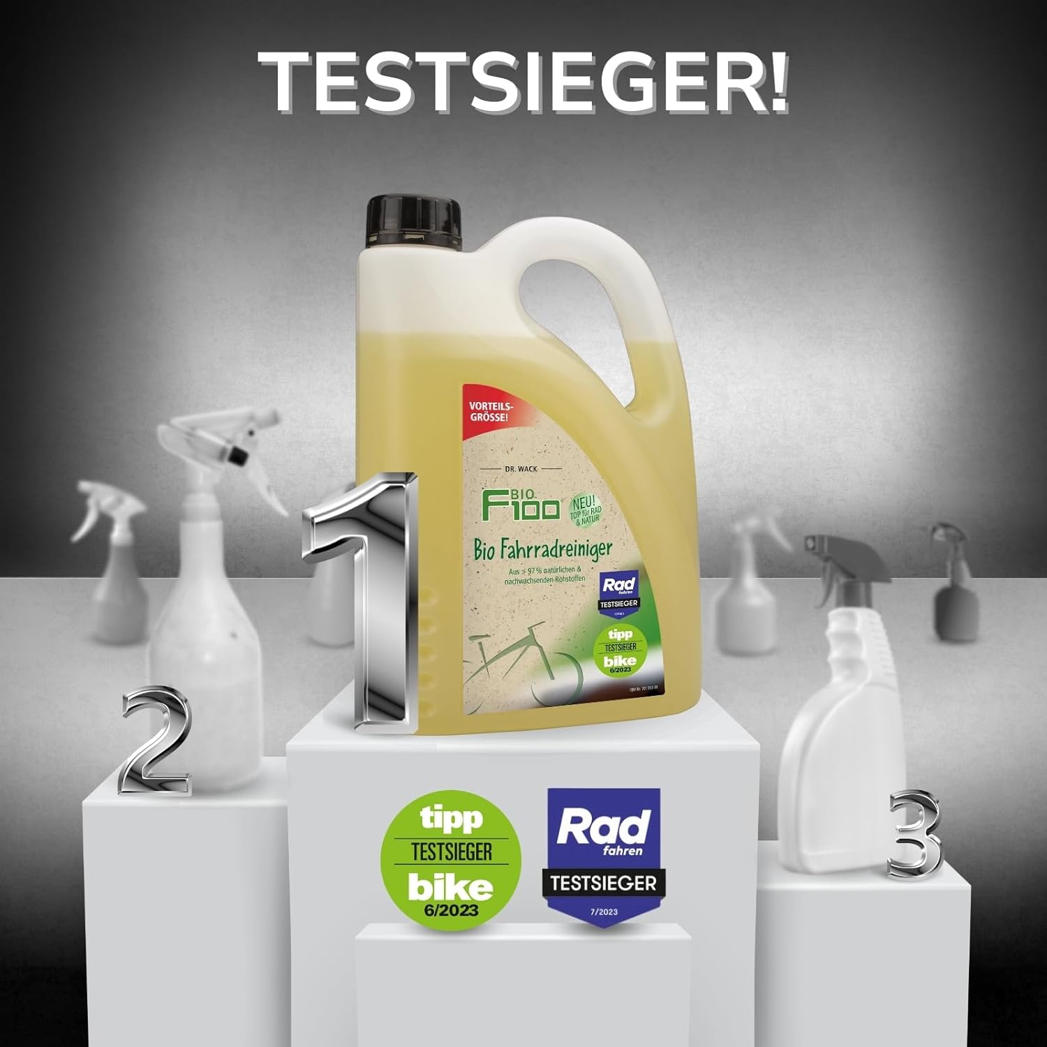 Thumbnail 2 de DR. WACK F100 Bio Fahrradreiniger 2 Liter – Umweltfreundlich, materialschonend & tiefenrein