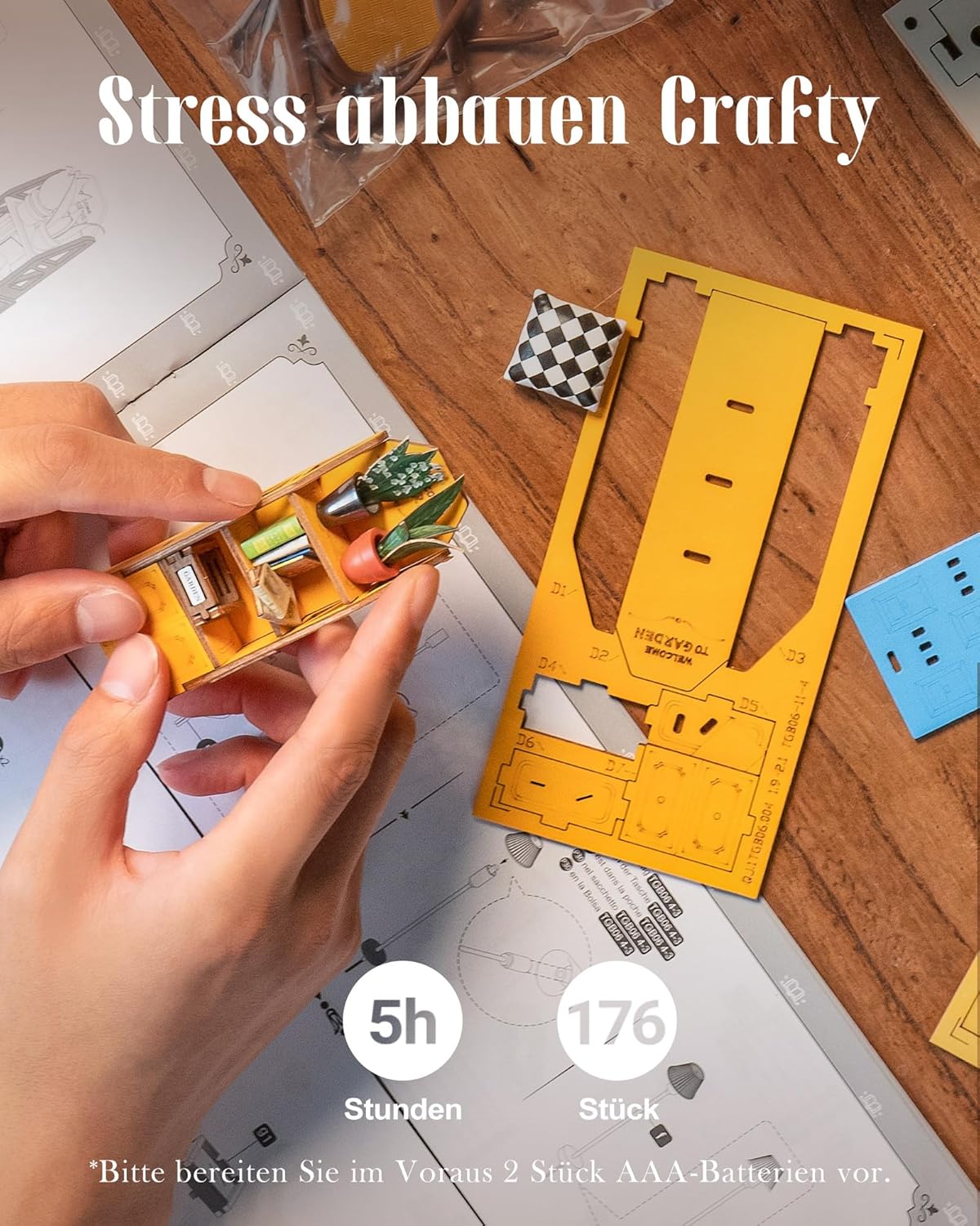 Thumbnail 1 de ROWOOD Book Nook Kit Gartenhaus 5 Stunden 📚