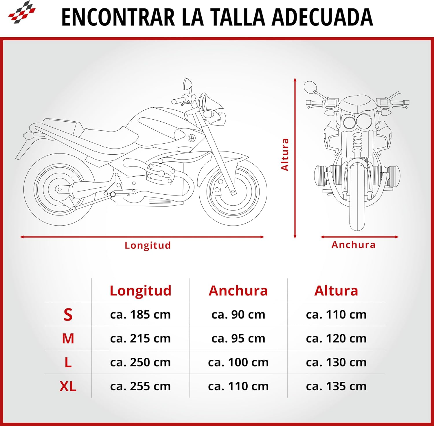 Thumbnail 5 de WALSER Lona Moto S 185x90x110 cm