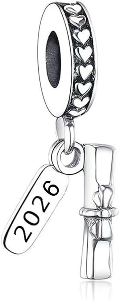 Thumbnail 4 de Vegaine 2026 Abschluss Herz Charm – Anhänger für Armband und Halskette