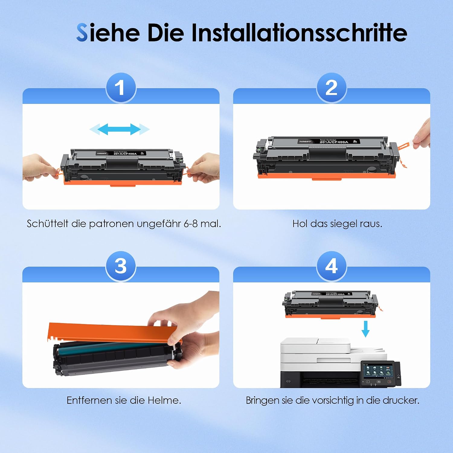 Thumbnail 6 de NOGIVY 201A 4er-Pack Toner für HP 🖨