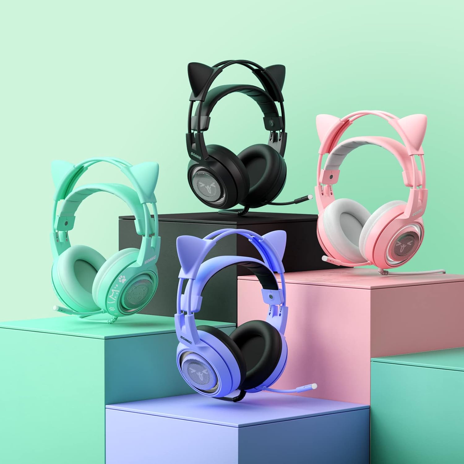 Thumbnail 5 de Somic G951S Green Gaming Headset