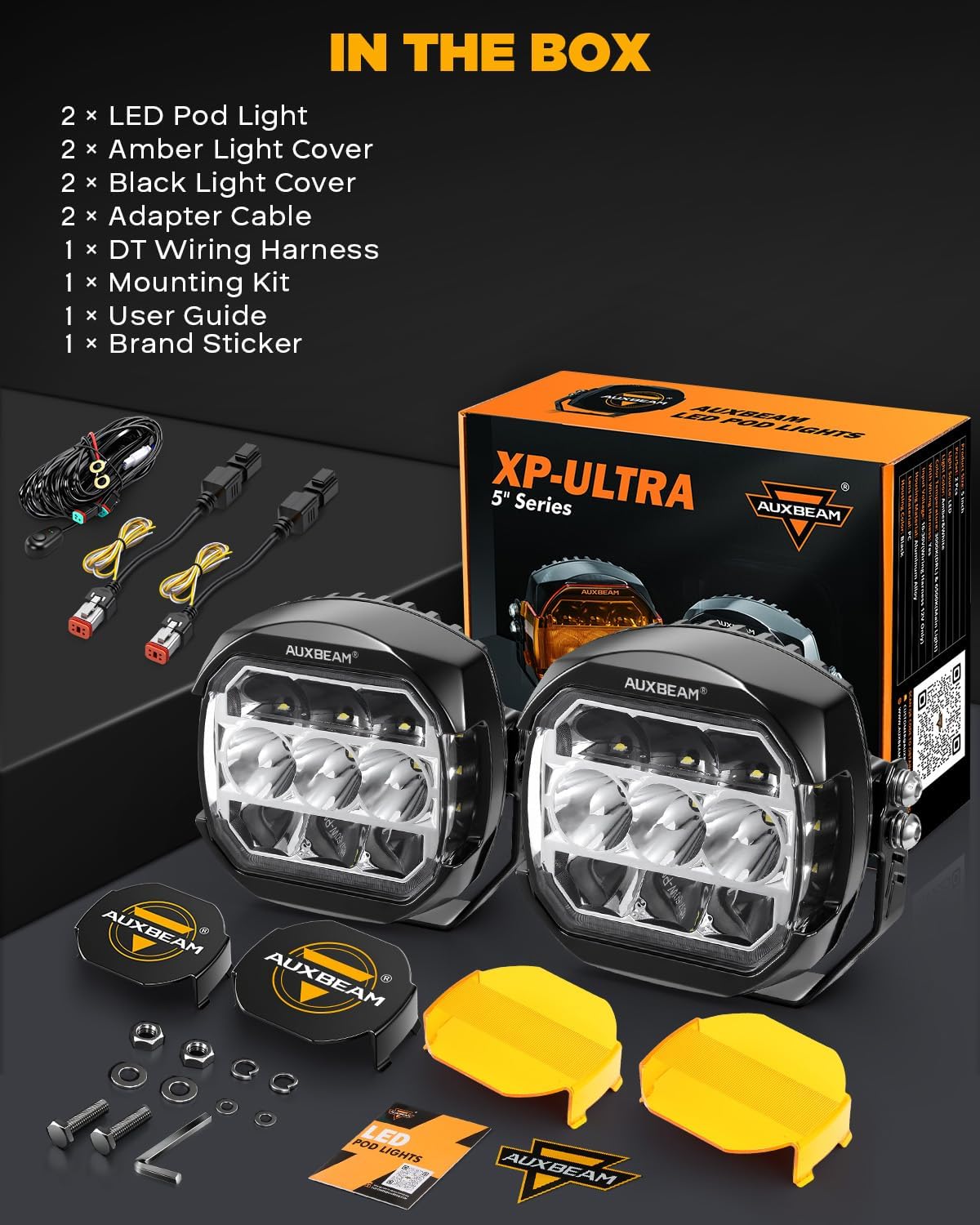 Thumbnail 6 de Auxbeam XP-Ultra 5" Offroad LED Pods 174W