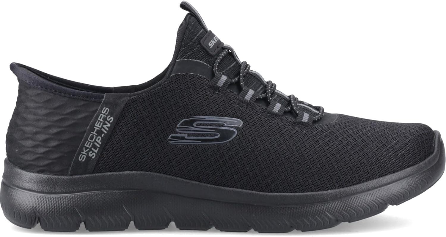 Detalle de Skechers Men's Summits High Range Trainer – Black, UK 12 Wide