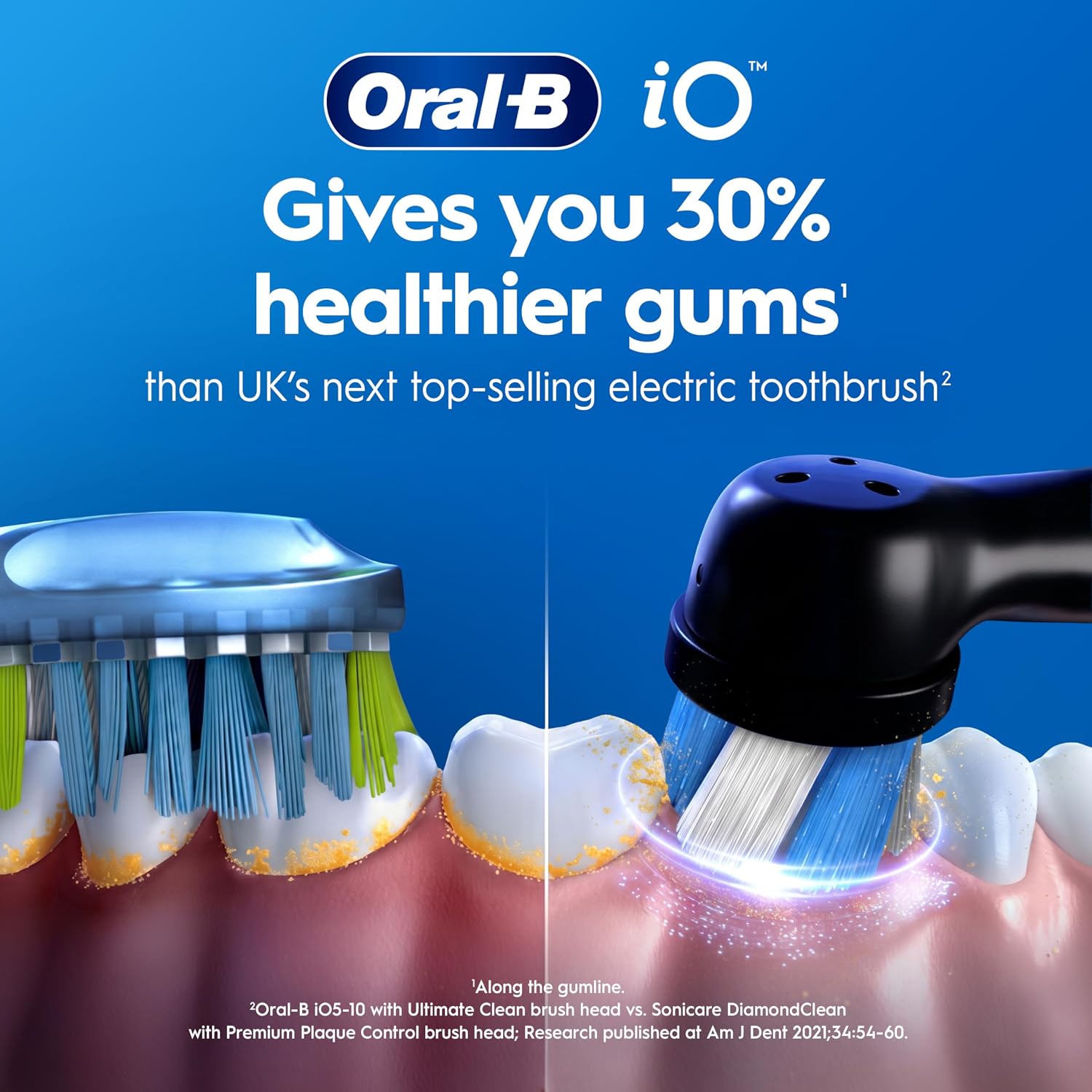 Thumbnail 6 de Oral-B iO 3 Matt Black Electric Toothbrush