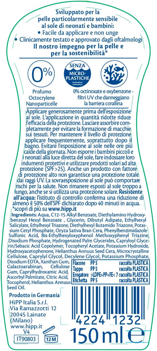 Thumbnail 1 de HiPP Baby Spray Solare SPF50+ - protezione delicata per bambini, 150 ml