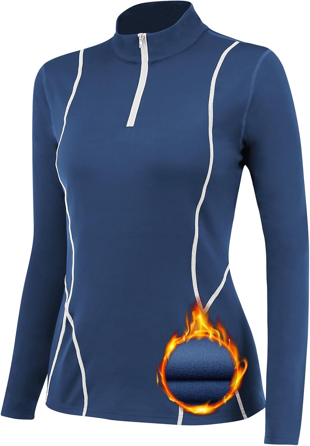 Detalle de TERODACO Half Zip Thermal Base Layer 1 TOPS