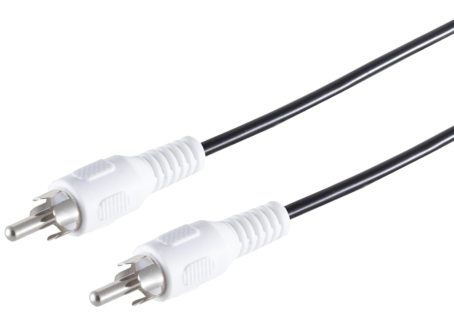 Detalle 2 de 1aTTack.de 1x 2m Cinch-Videokabel: Cinch-Stecker auf Cinch-Stecker für klare Bildübertragung