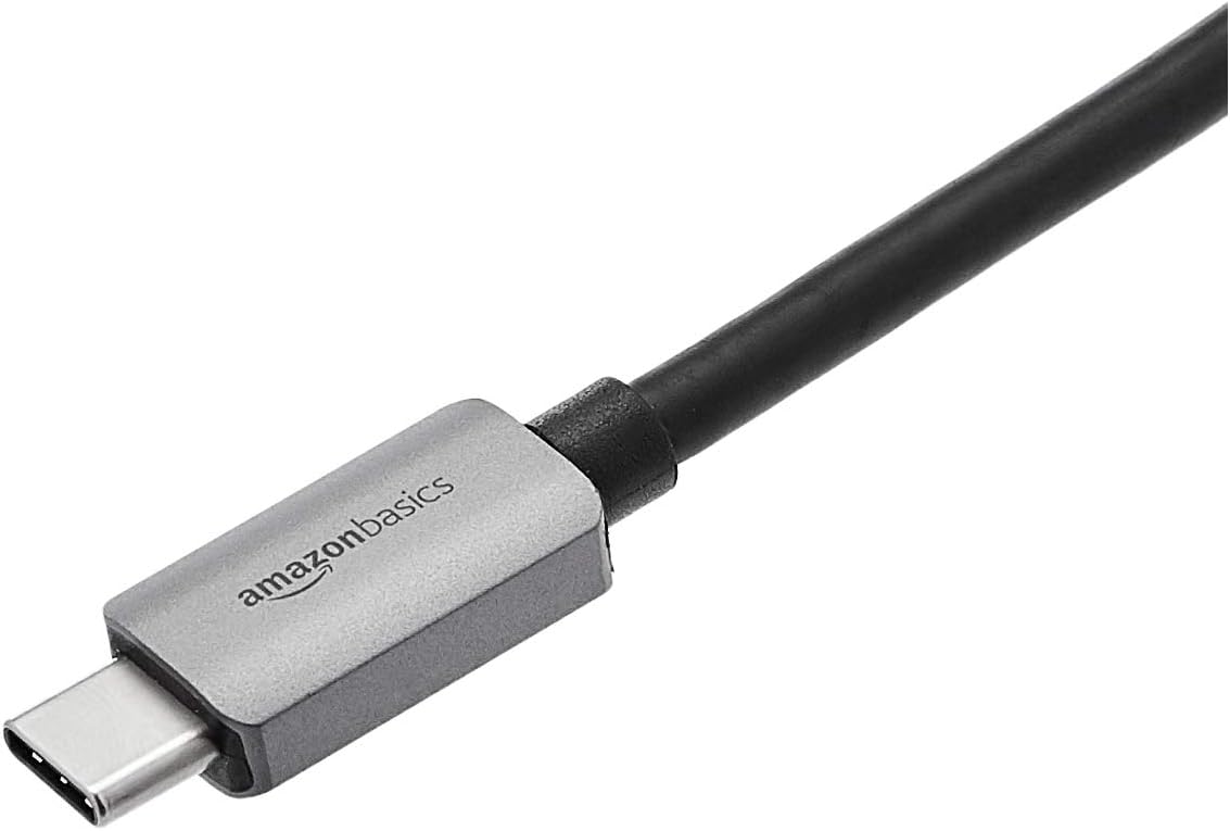 Detalle de Amazonベーシック UTC-UH-HDR-AL USB-C-HDMI変換アダプター 4K@60Hz対応・グレー