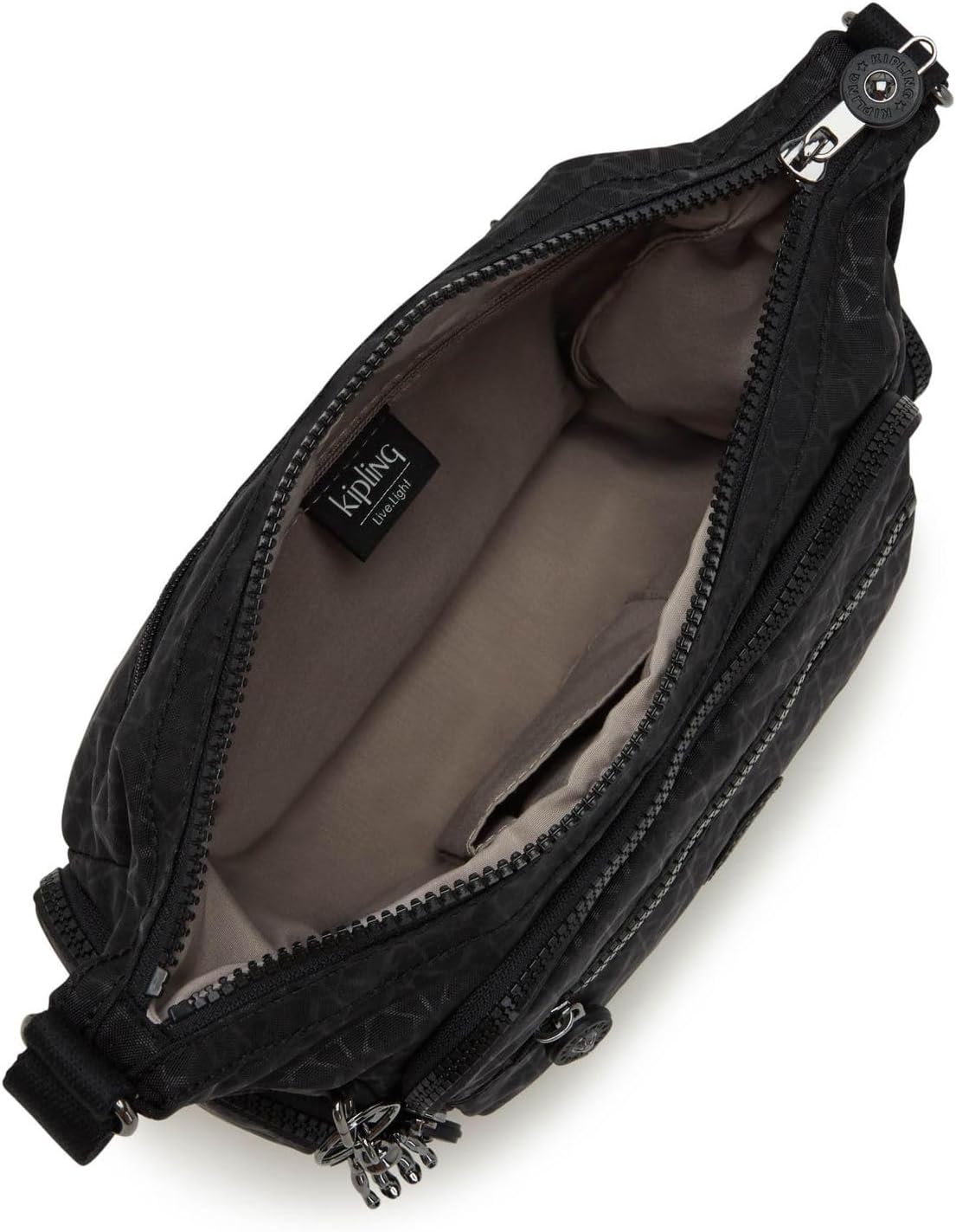Thumbnail 4 de Kipling GABBIE S Kleine Umhängetasche Signature Emb Schwarz
